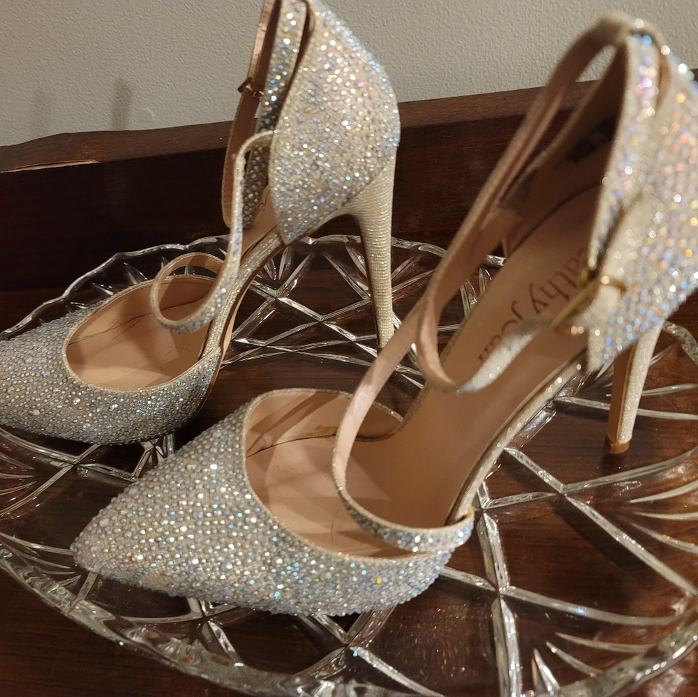 Crystal Embellishedl heels